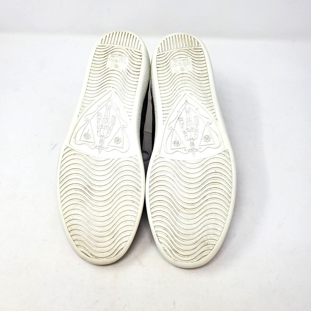 Gucci GG Supreme Monogram Logo Strawberry Lace Up Sneaker wears like a 7 1/2. - Picture 8 of 12